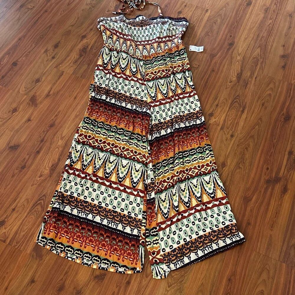 NWT Live 4 truth bohemian pants wide leg  jumper size 3x open back made in India